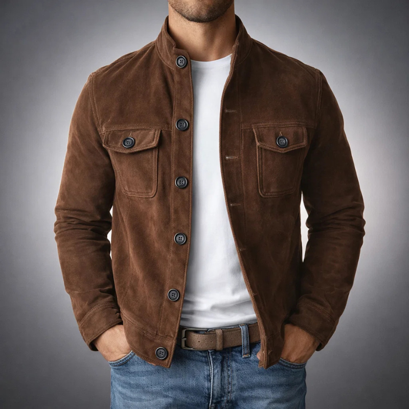 Monaco | Suede Style Utility Jacket
