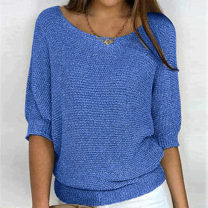 Roundelle™ | Three Quarter Sleeve Sweater