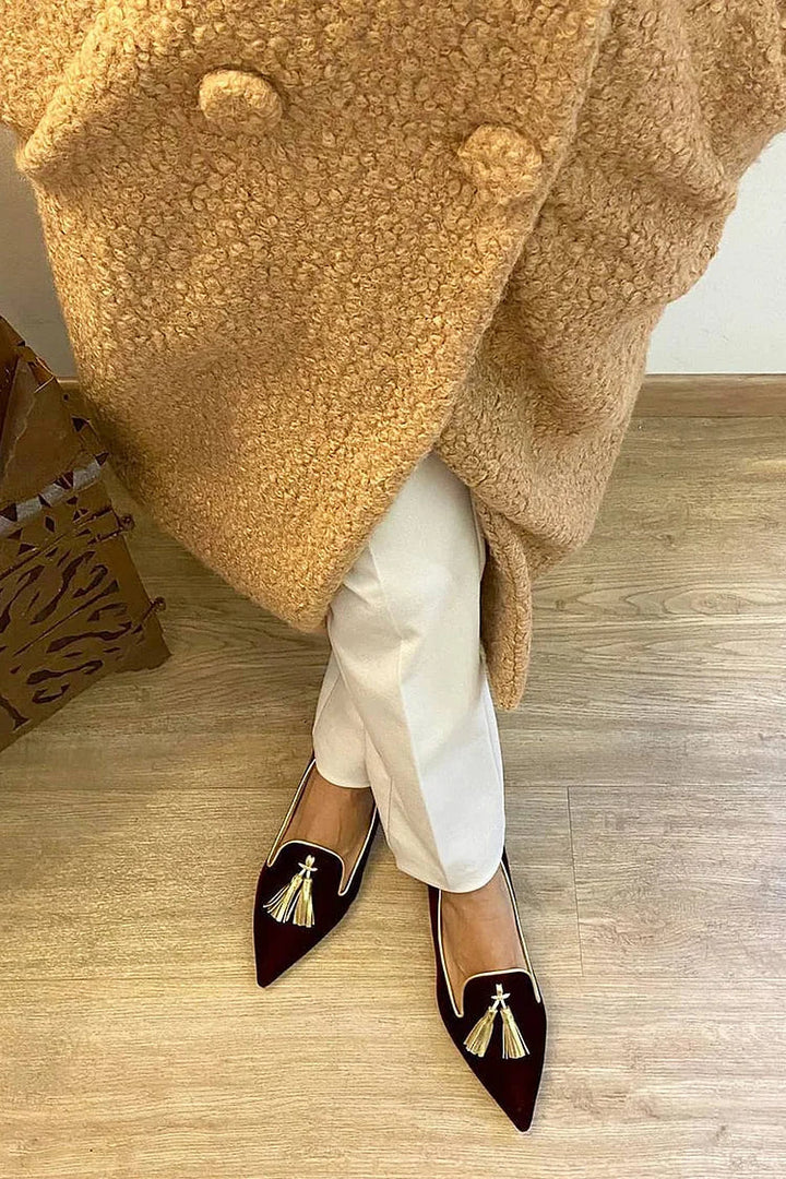 Portia - Boho Fringe Moccasins