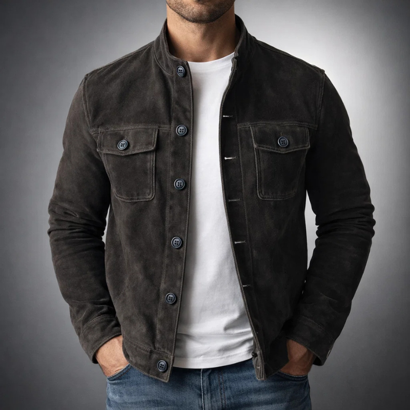 Monaco | Suede Style Utility Jacket