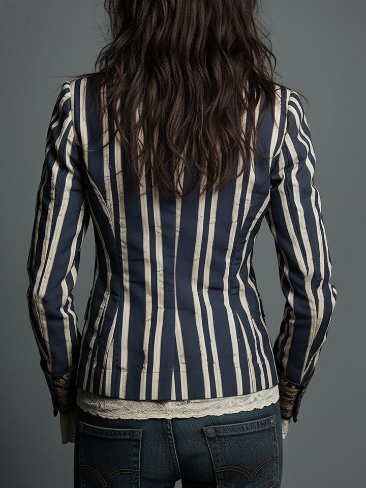 The Juniper™ | Bohemian Striped Blazer