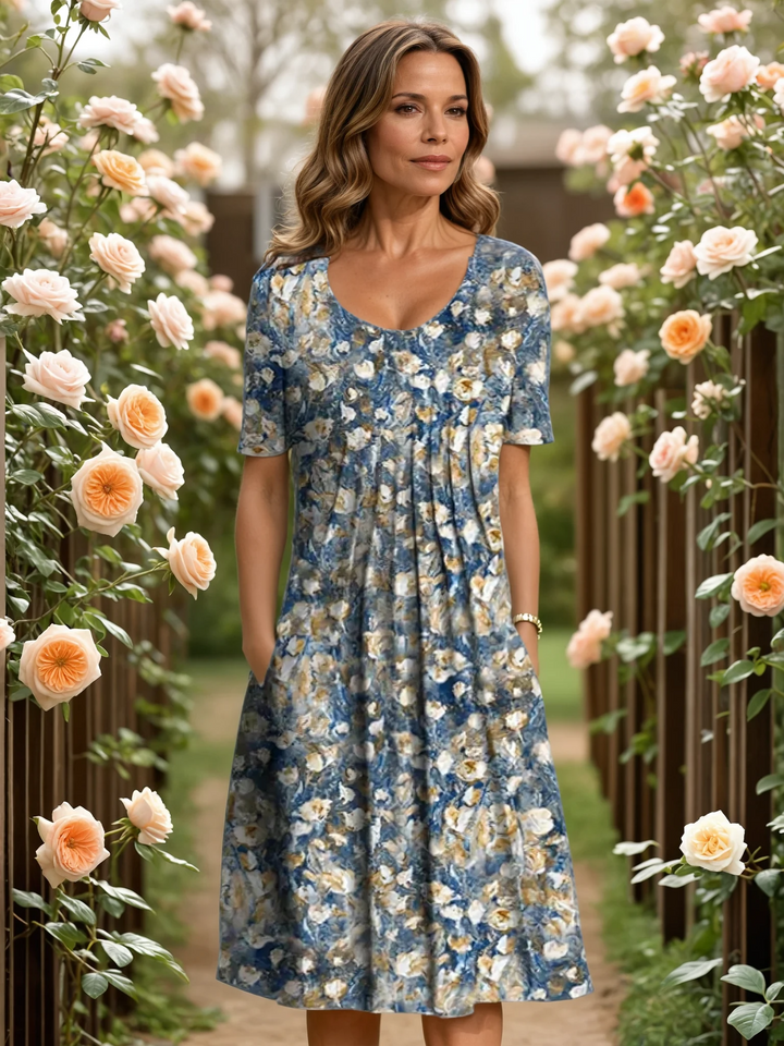 Marianne™ | Elegant Dress with Tummy Coverage