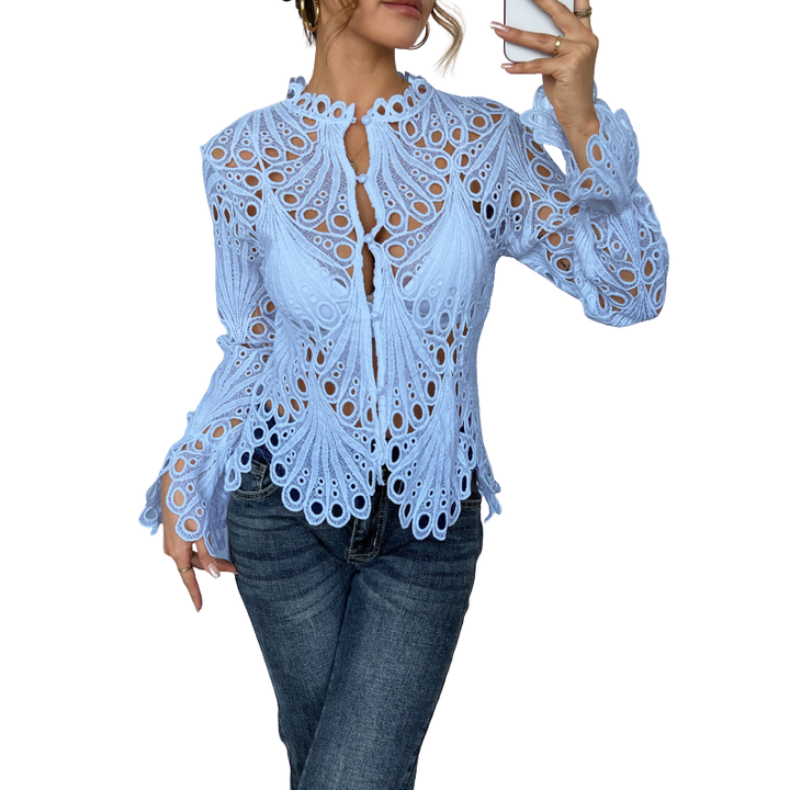 Sarah™ | Modern Blouse with Open Details
