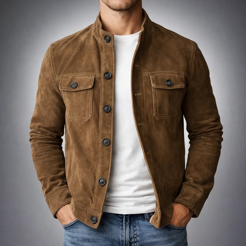 Monaco | Suede Style Utility Jacket
