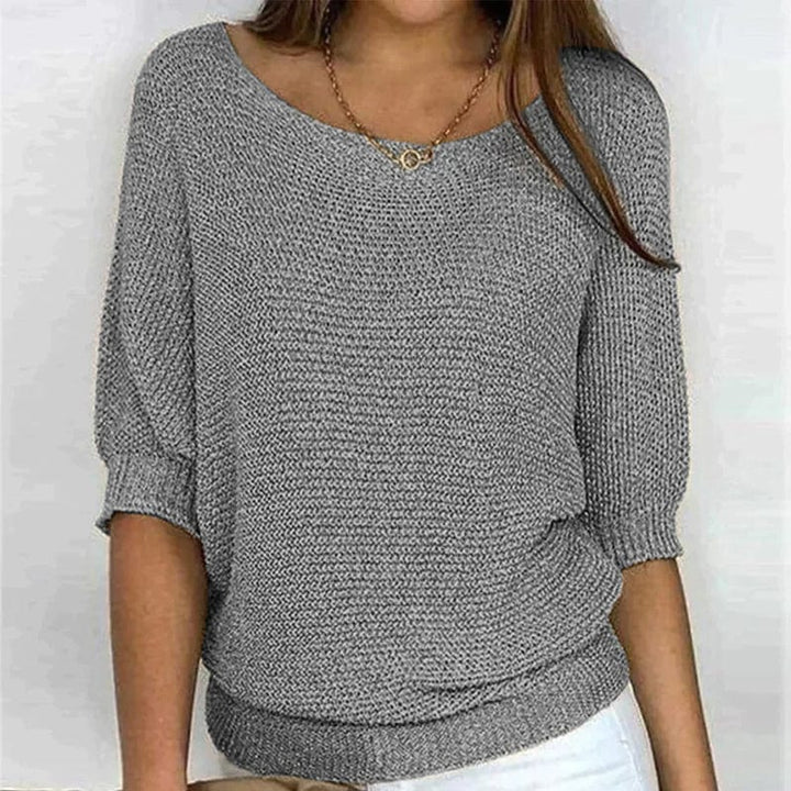 Roundelle™ | Three Quarter Sleeve Sweater