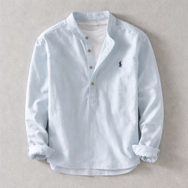 Kyoto™ | Linen Henley Shirt