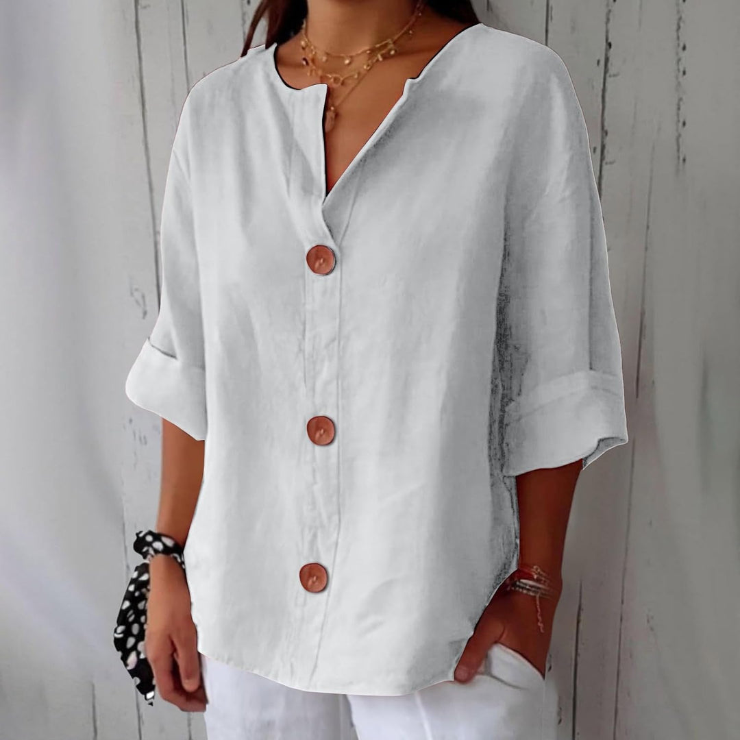 Hazel™ | Loose-Fitting Summer Blouse