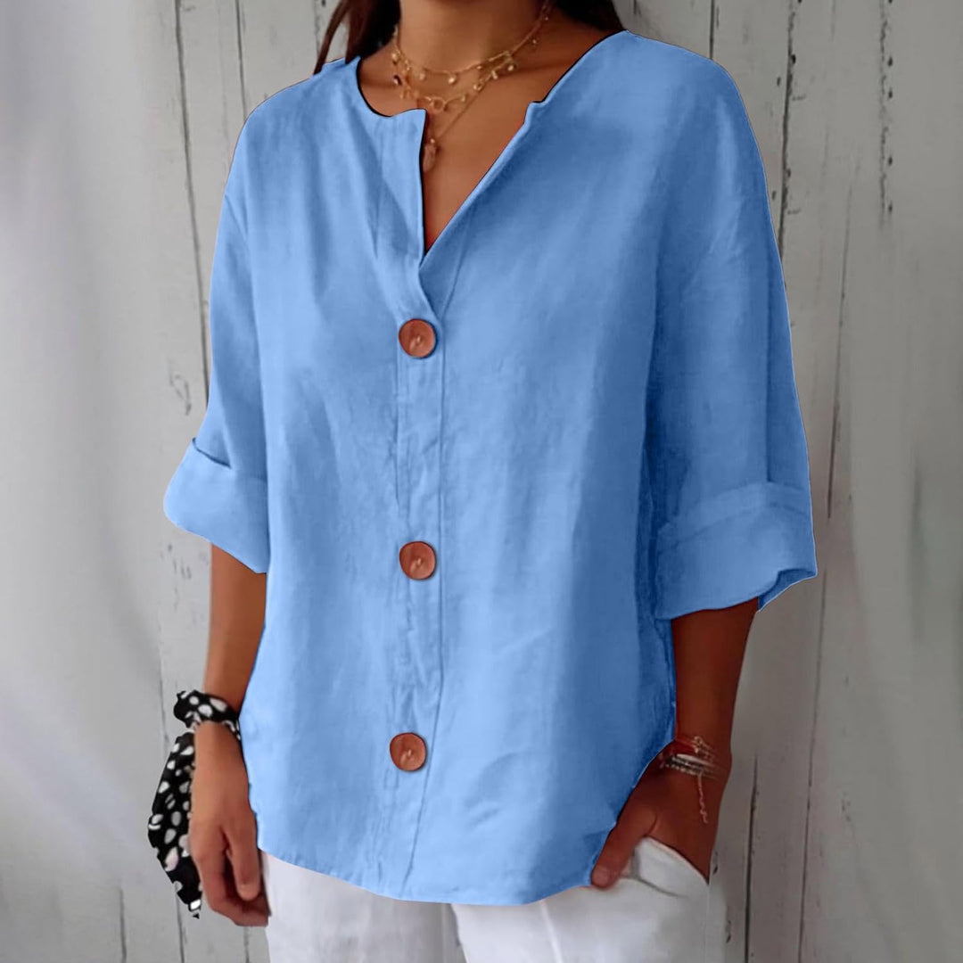 Hazel™ | Loose-Fitting Summer Blouse