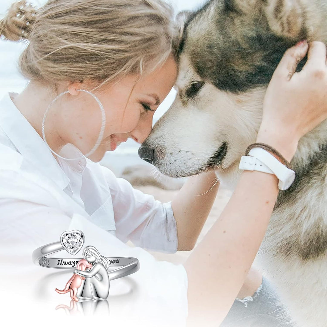 Zoey™ | Silver Dog Ring