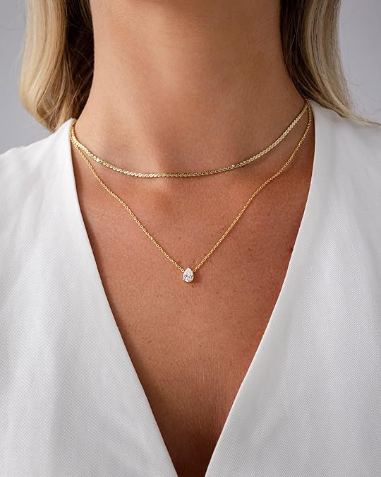 Layered Halo Necklace | Gold