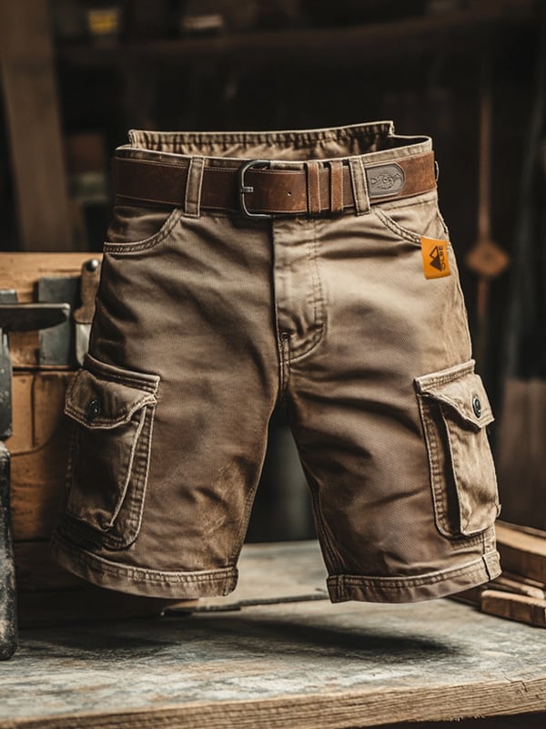 Cane™ | Retro Cargo Shorts with Multiple Pockets