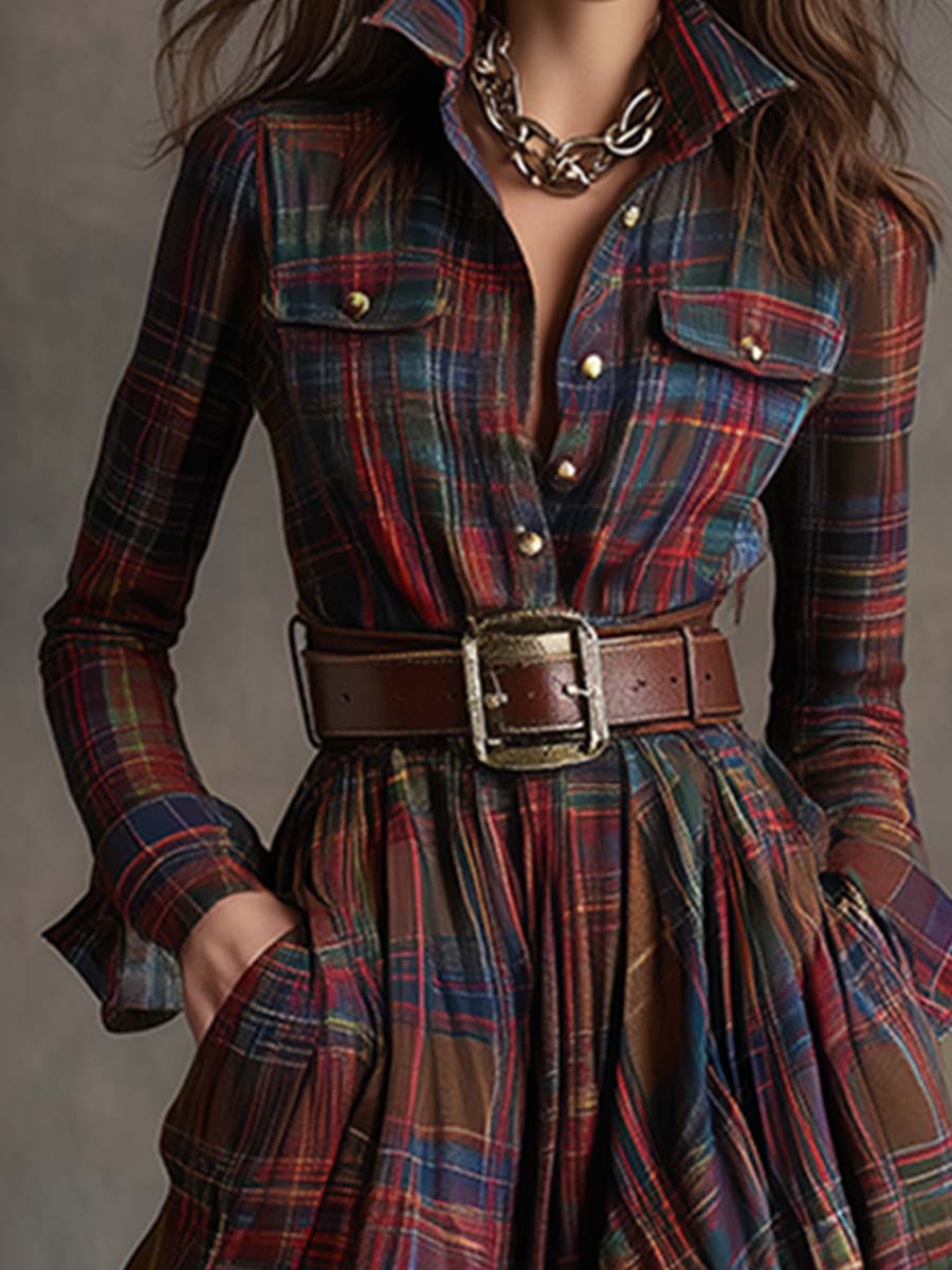 Harriet™ | Belted Shirt Dress
