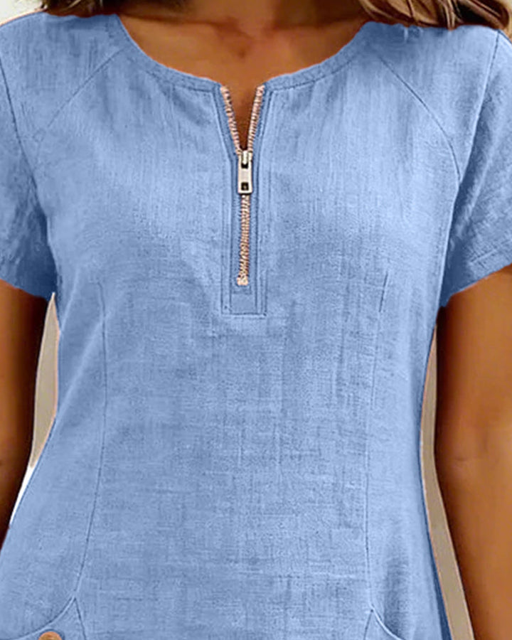 Elenia™ | Casual Zipper Dress