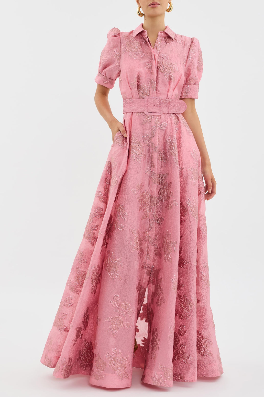 Anabella - Short Puff Sleeve Dress