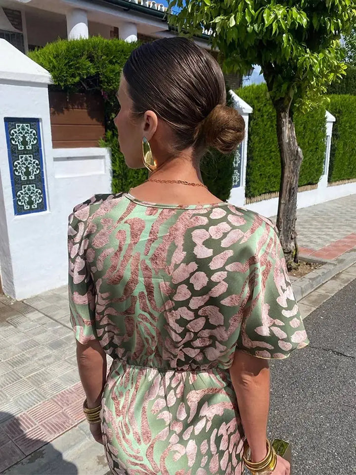 Oriana™ | Twist Front Maxi Dress