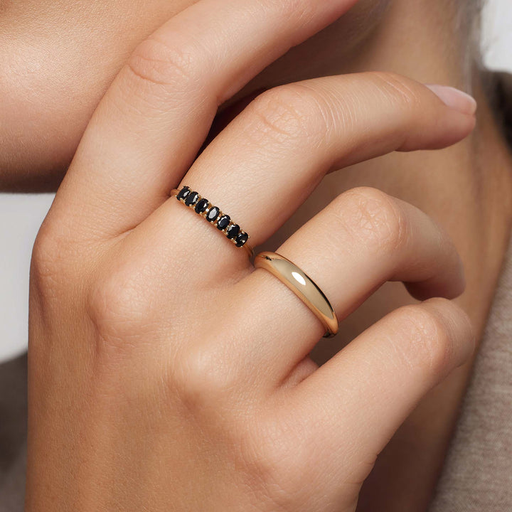 Solid Ring Rock | Gold