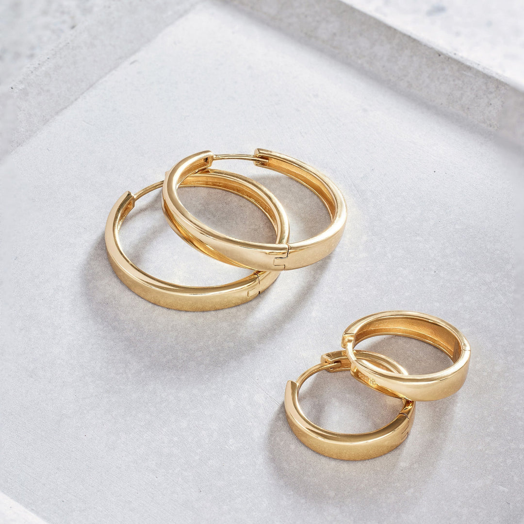 Vivid Gia Hoop Earrings | Gold