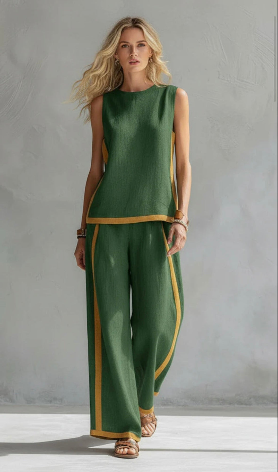 Leila™ | Elegant Cotton & Linen Suit