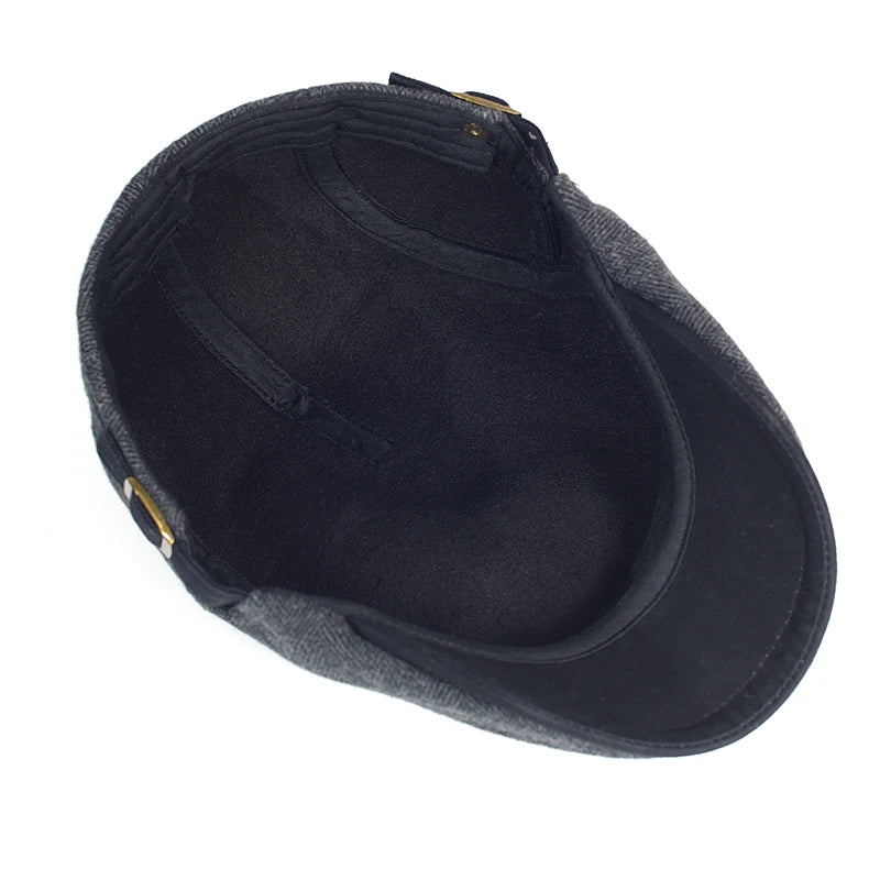 Beeckhoven™ | Modern Men's Cap with Herringbone Pattern