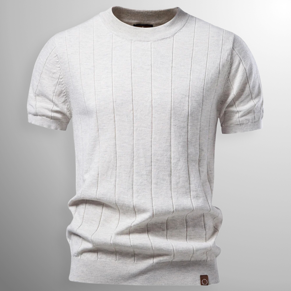 Luca™ | Luxurious Ribbed T-Shirt