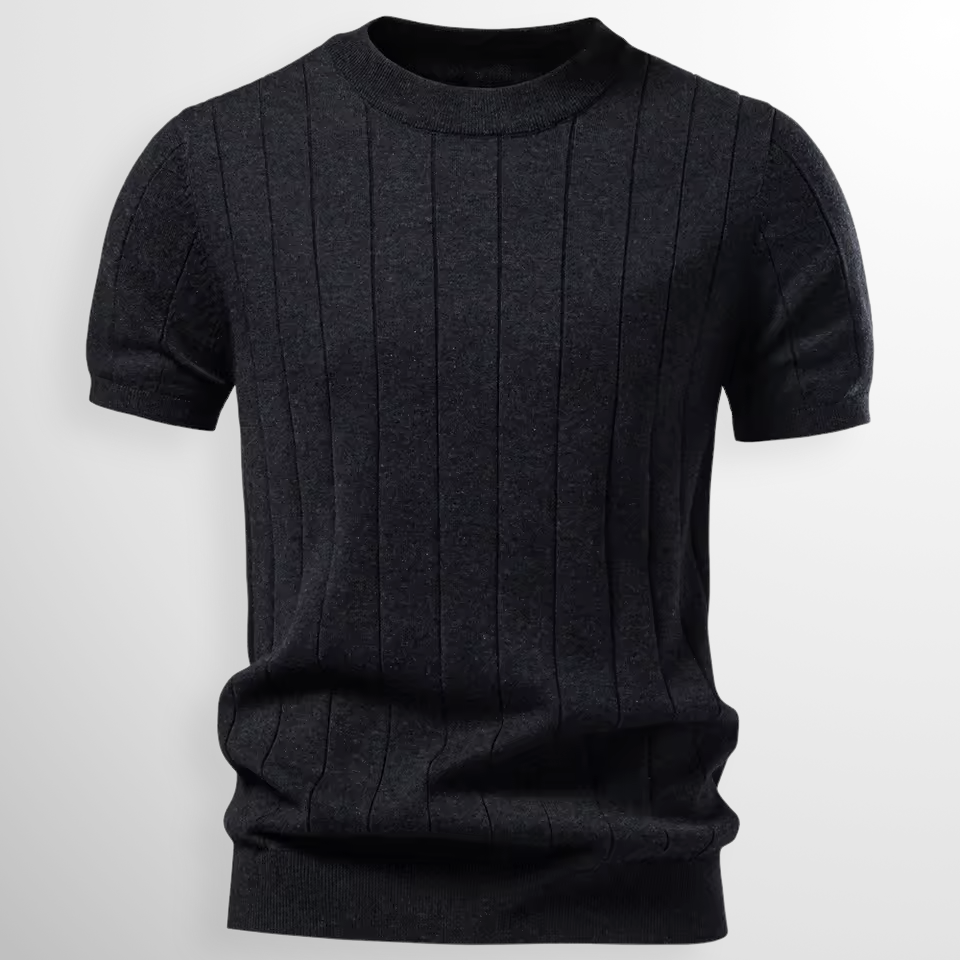 Luca™ | Luxurious Ribbed T-Shirt