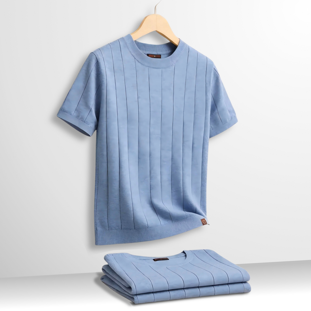 Luca™ | Luxurious Ribbed T-Shirt