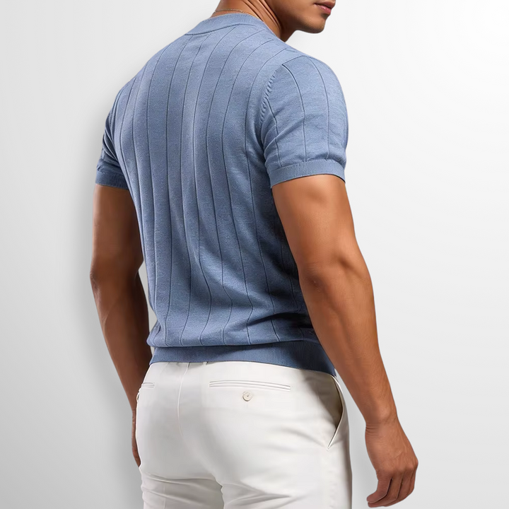 Luca™ | Luxurious Ribbed T-Shirt