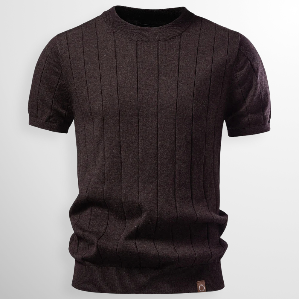 Luca™ | Luxurious Ribbed T-Shirt