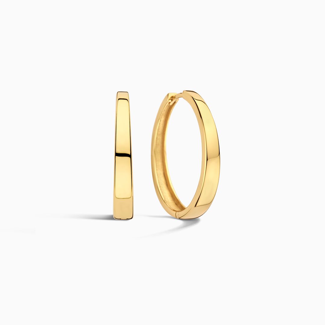 Vivid Gia Hoop Earrings | Gold