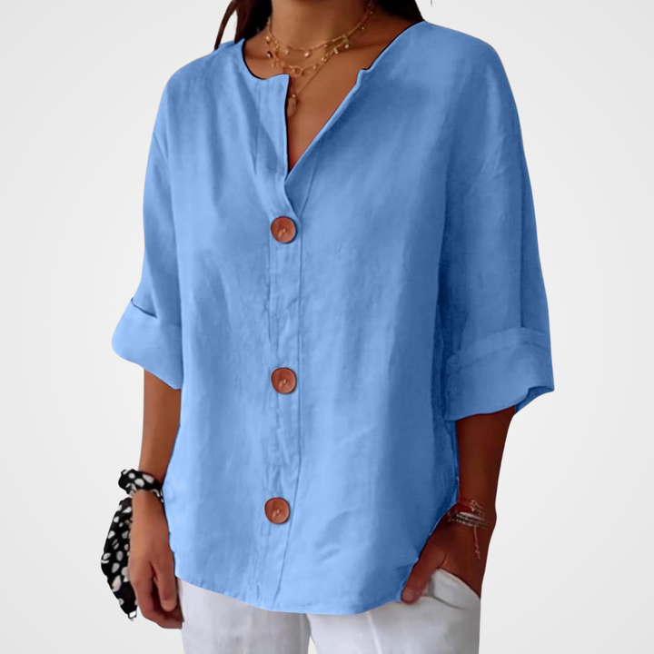 Hazel™ | Loose-Fitting Summer Blouse