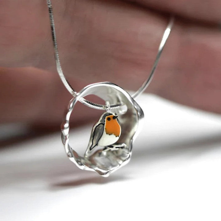 Moi™ | Silver Robin Necklace