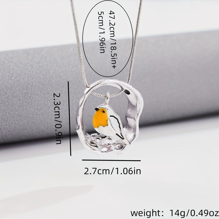 Moi™ | Silver Robin Necklace