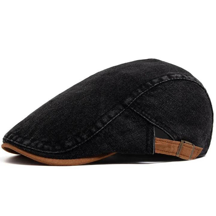 Tim™ | Denim Flat Cap – Timeless Style & Everyday Comfort