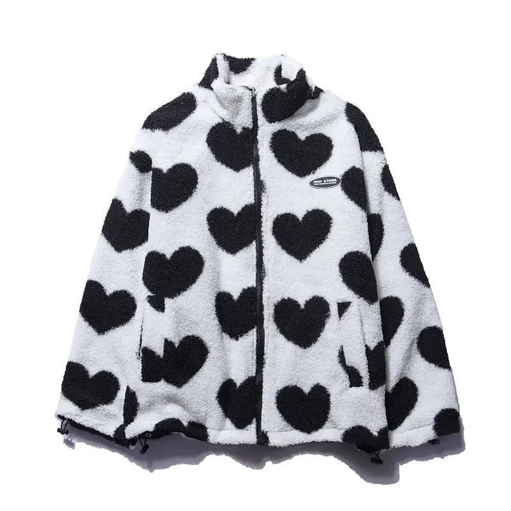 AlpenNord™ | Reversible jacket with hearts
