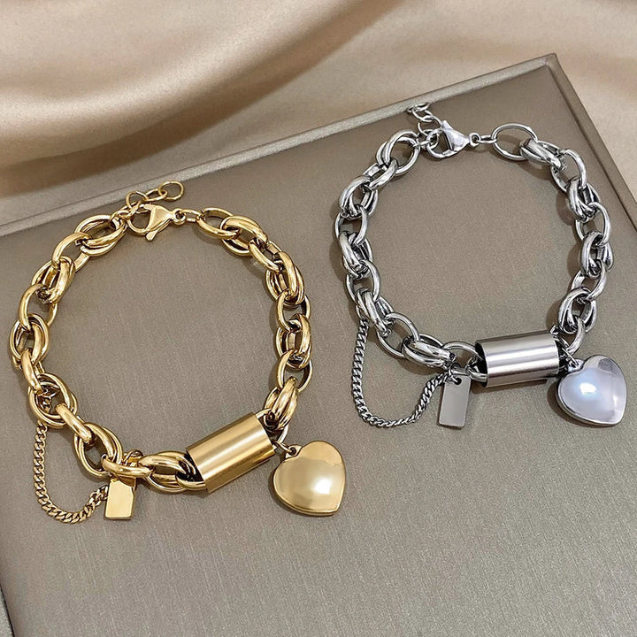 Heartened Massive Bracelet | Gold