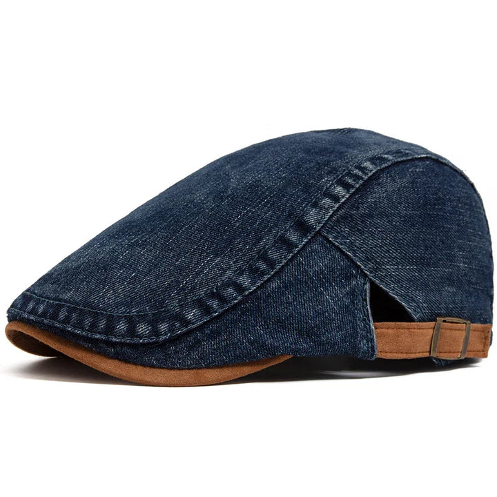 Tim™ | Denim Flat Cap – Timeless Style & Everyday Comfort