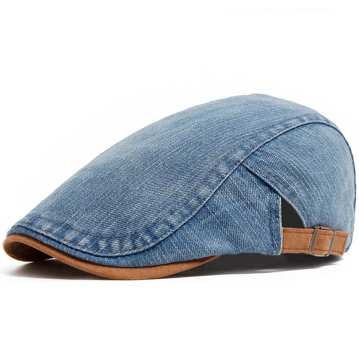 Tim™ | Denim Flat Cap – Timeless Style & Everyday Comfort