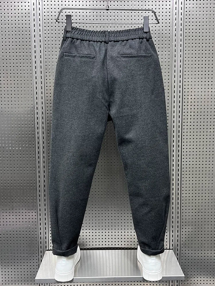 Marcin™ | Elegant Trousers with a Melange Effect