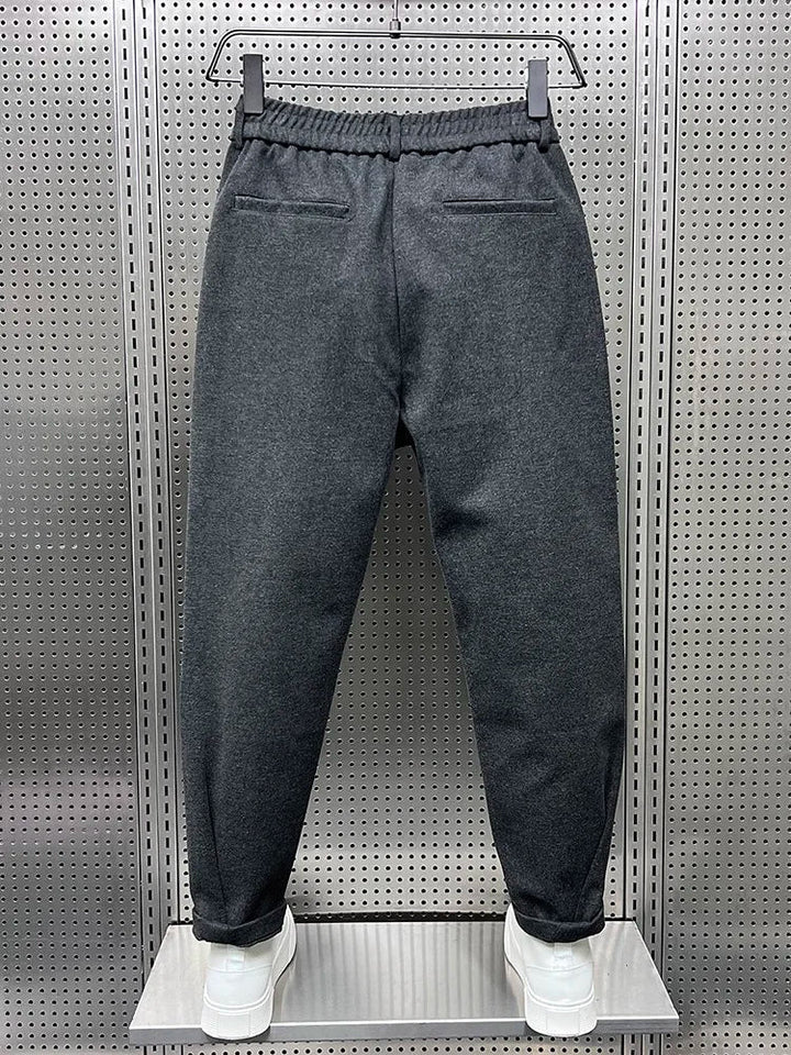 Marcin™ | Elegant Trousers with a Melange Effect