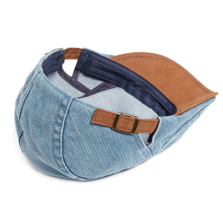 Tim™ | Denim Flat Cap – Timeless Style & Everyday Comfort