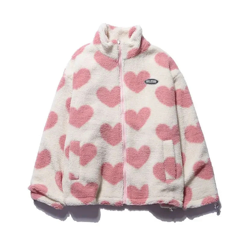 AlpenNord™ | Reversible jacket with hearts