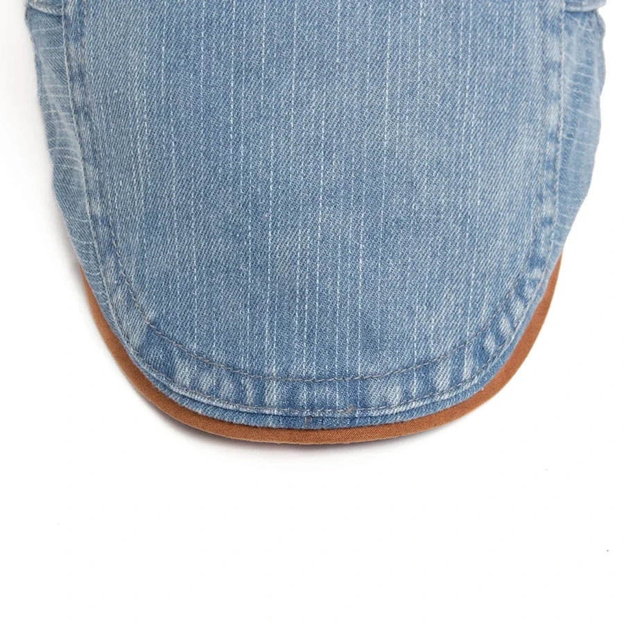 Tim™ | Denim Flat Cap – Timeless Style & Everyday Comfort