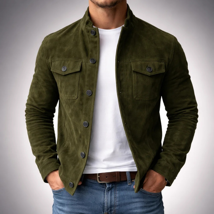 Monaco | Suede Style Utility Jacket