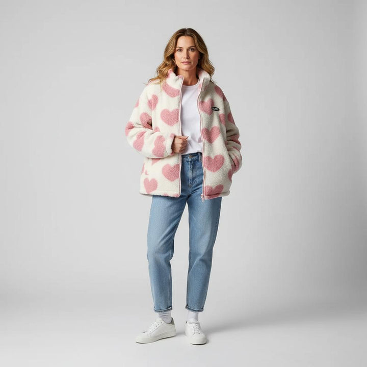 AlpenNord™ | Reversible jacket with hearts