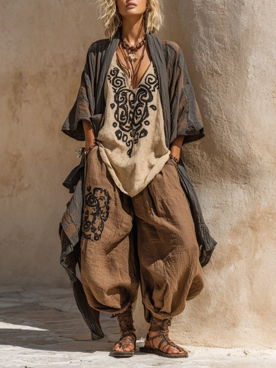Laura™ | Three-Piece Nomadic Bohemian Art Set
