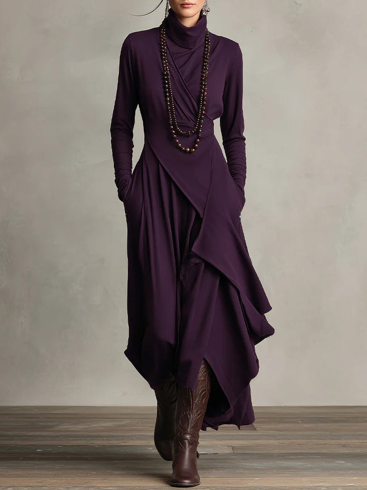 Ria™ | Elegant Asymmetrical Maxi Dress