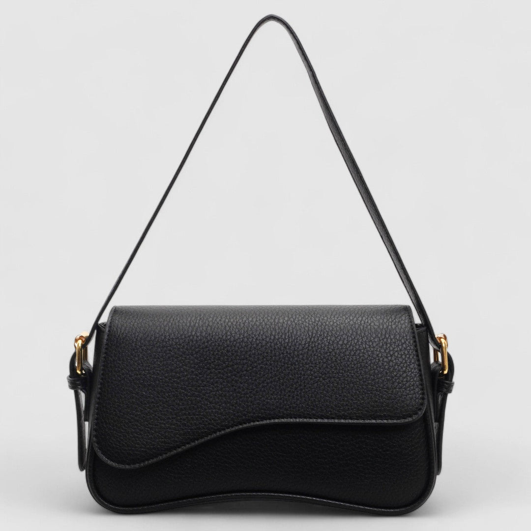 Zoëy | Wavy Vegan Leather Shoulder Bag