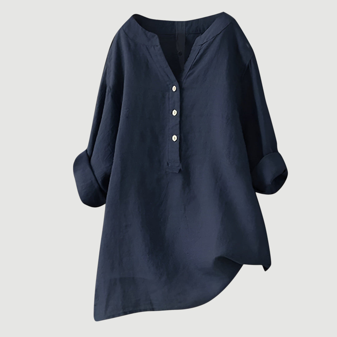 Norina™ | Comfortable Linen Blouse