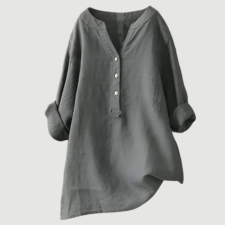 Norina™ | Comfortable Linen Blouse