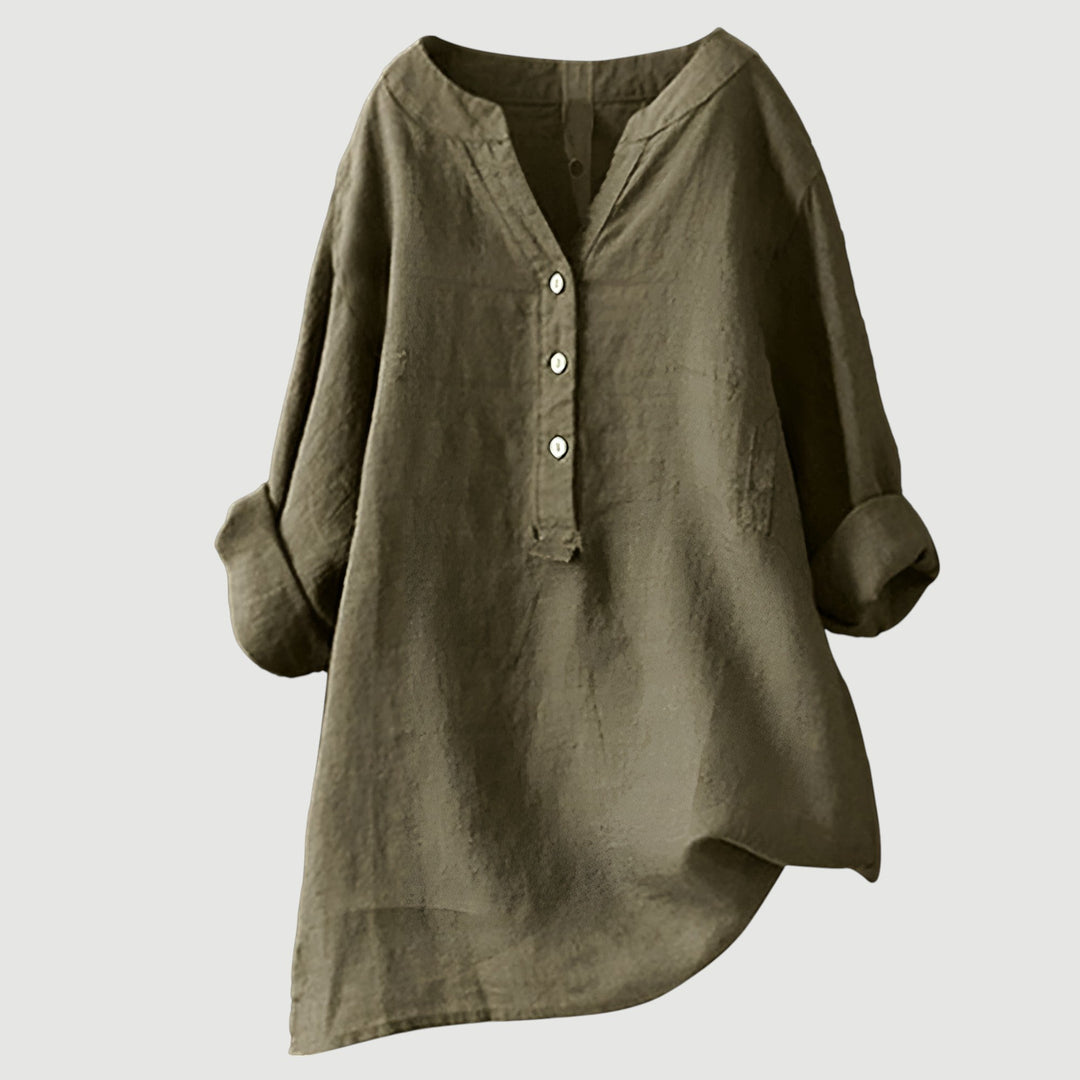 Norina™ | Comfortable Linen Blouse